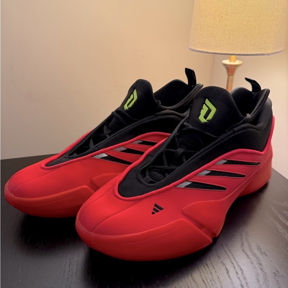 Adidas Men's Dame 9 - Solar Red - Limited Wears w/Box
